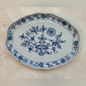Meissen Blue Onion w/Crossed Swords Platter